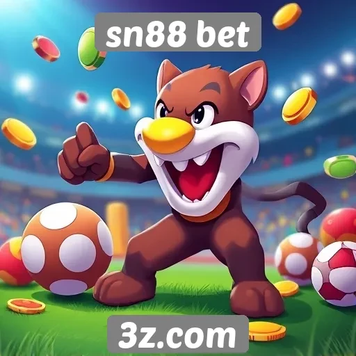 Diversidade de jogos disponíveis no sn88 bet